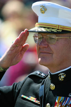 MG John Grinalds - Salute at Citadel